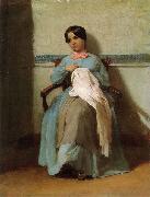 Adolphe William Bouguereau Portrait of Leonie Bouguereau china oil painting artist